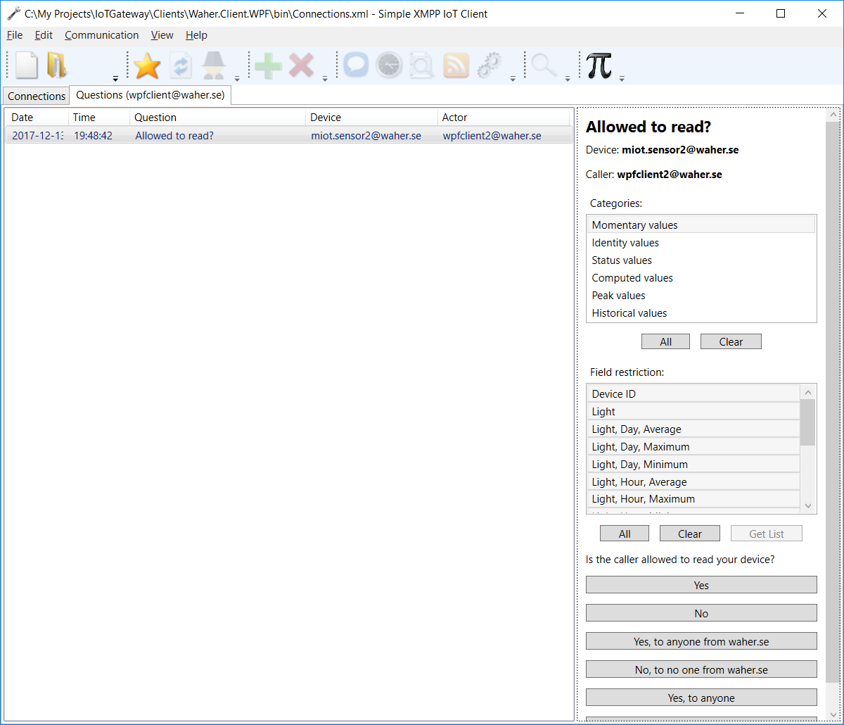 Provisioning question