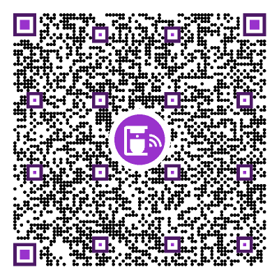 iotdisco URI encoded as a QR code